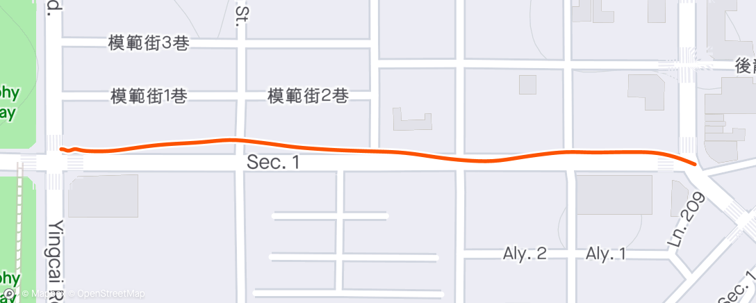 Kaart van de activiteit “Afternoon Ride”