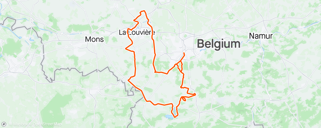 Map of the activity, Circuit Wallonie