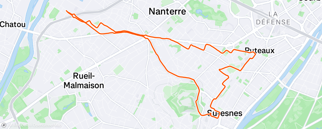 Carte de l'activité 16/06/25 - Run