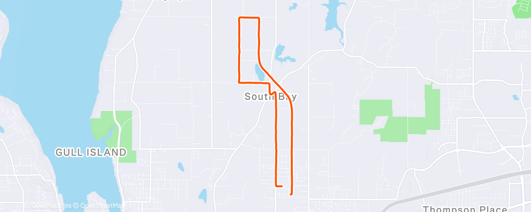 Map of the activity, Yule jog