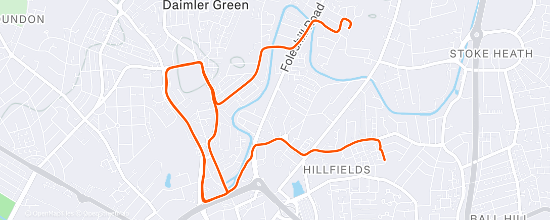 Map of the activity, Morning Run - easy 6