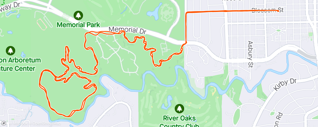 Map of the activity, Morning MTB Ride