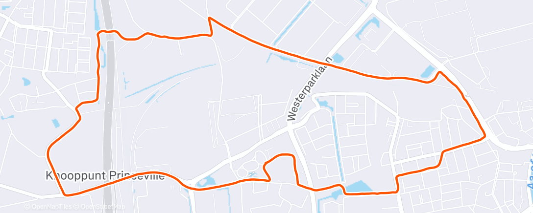 Map of the activity, Ochtendloop