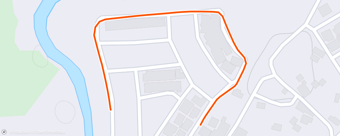 Mapa de la actividad (Evening Run)