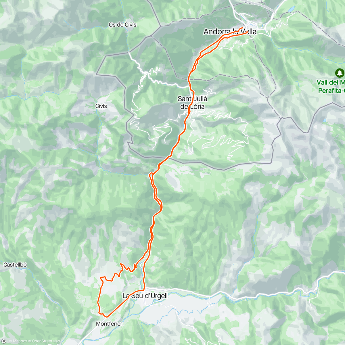 Map of the activity, Andorra La Vella, Andorra La Vella, Andorra 🇦🇩