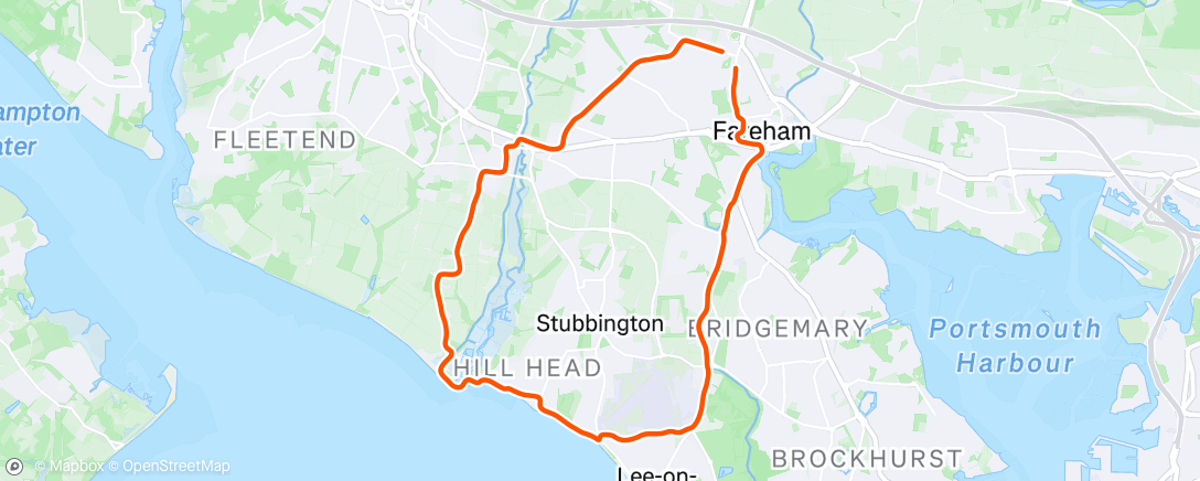 Map of the activity, Morning Run