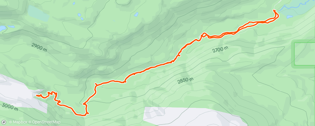 Map of the activity, Ouzel Falls
