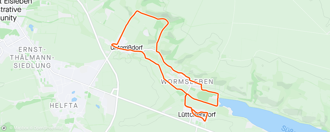 アクティビティ「Laufen - gemütliche Abendrunde」の地図