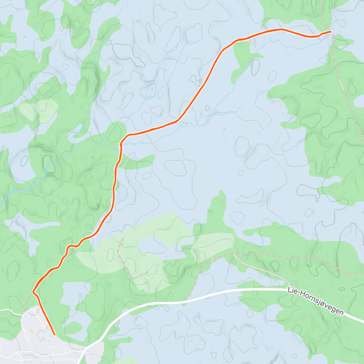 Map of the activity, Familietur