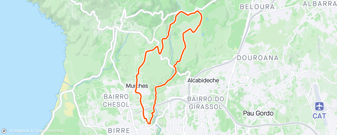 Map of the activity, Compacto à chuva