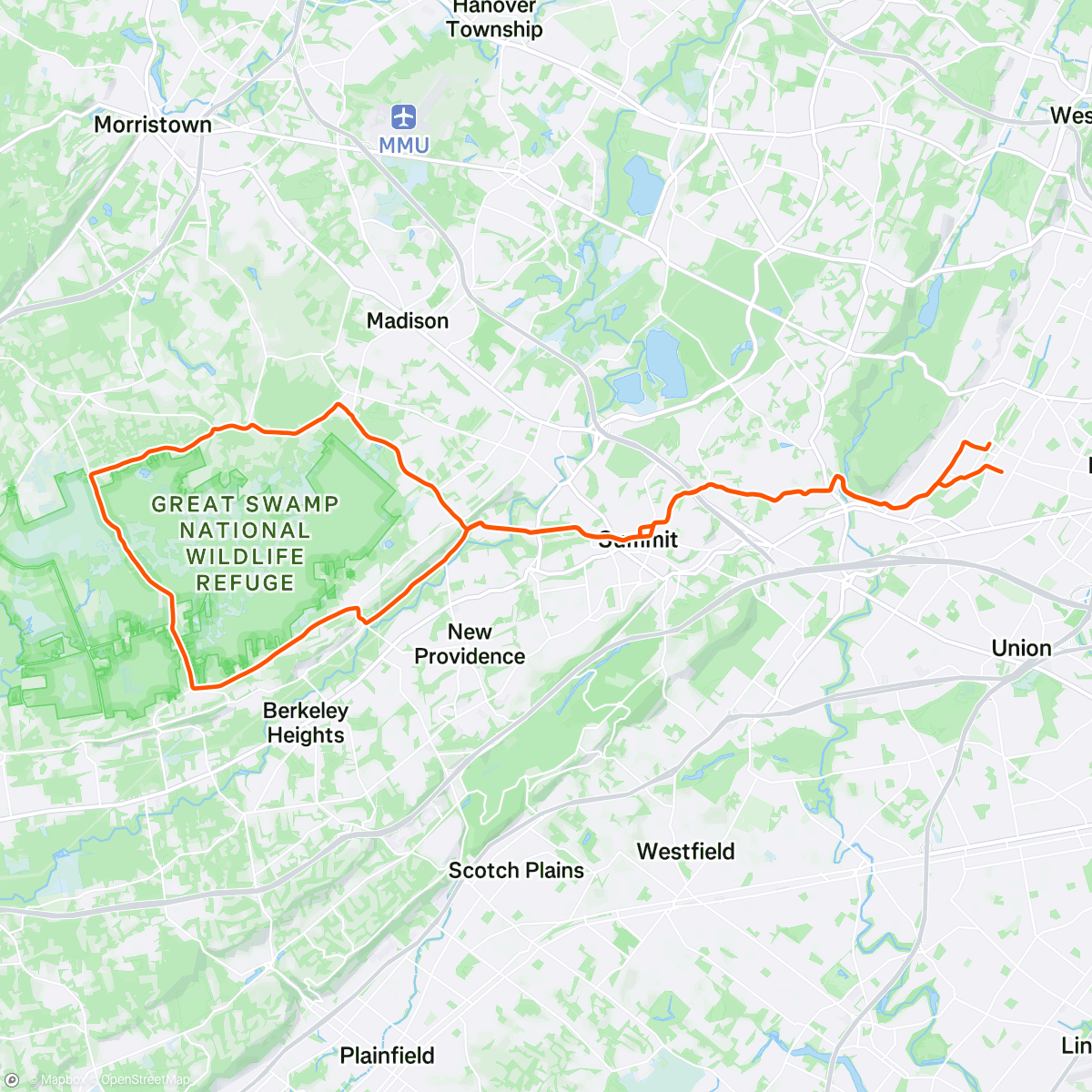 Map of the activity, Swamptervals