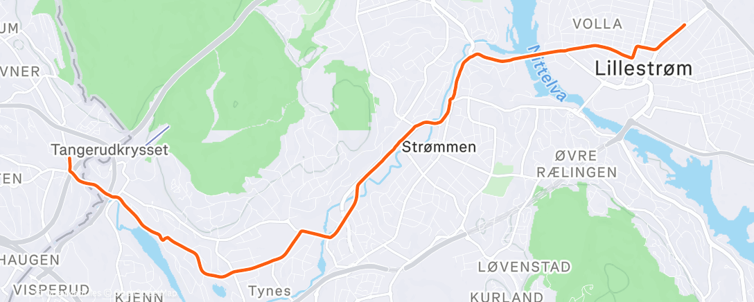 Mapa de la actividad (Lunch Gravel Ride)