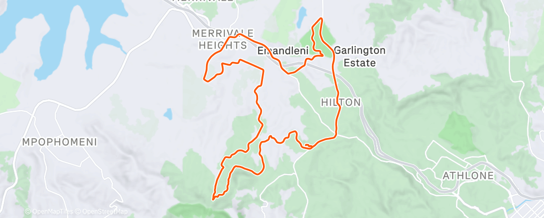 Map of the activity, 2026-02-10Ride