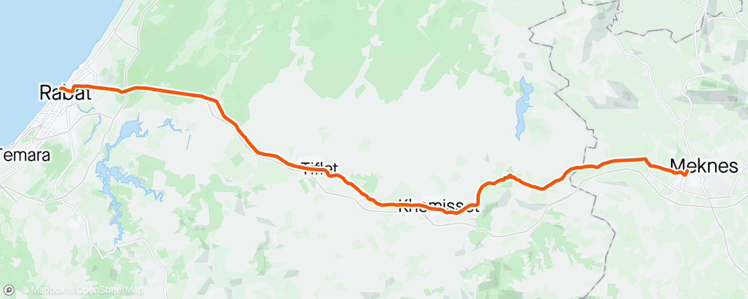 Map of the activity, Tour du Maroc 🇲🇦 stage 9