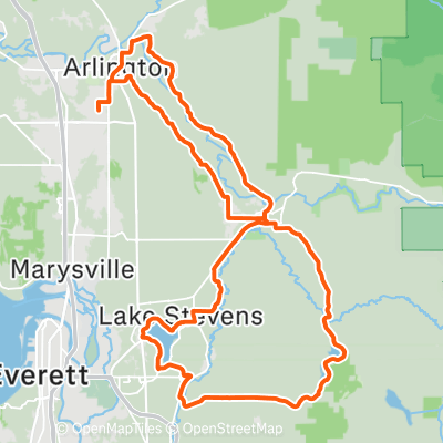 Burn Road-Lake Roesiger | 66.6 mi Cycling Route on Strava