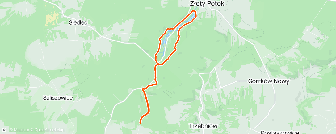 Map of the activity, 1V pochód bez szturmówki.