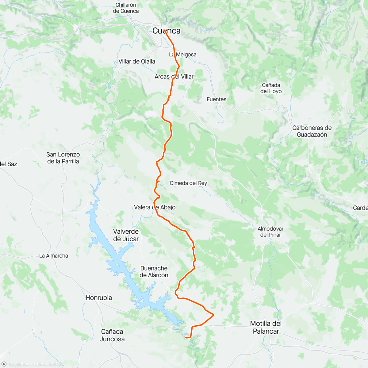 Map of the activity, Etappe 6 Vuelta 🇪🇸