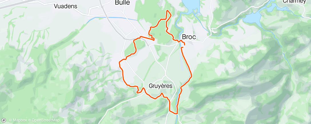 Map of the activity, Footing enrhumé 🧣
