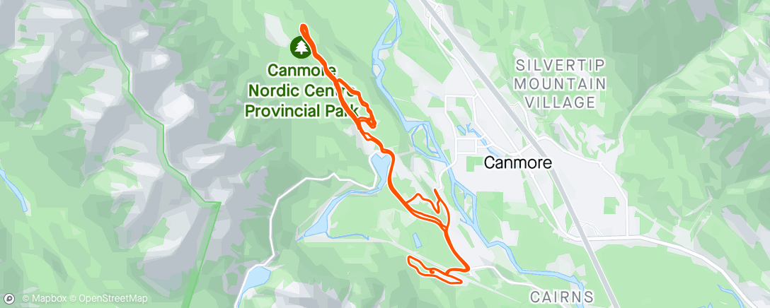 Carte de l'activité Morning Roller Ski