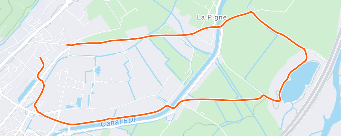 Map of the activity, Tofu Trot.