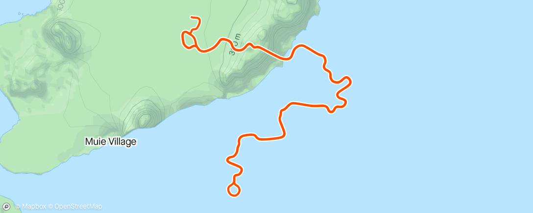 Mapa da atividade, Zwift - One Hour Base Zone 1-2 in Watopia
