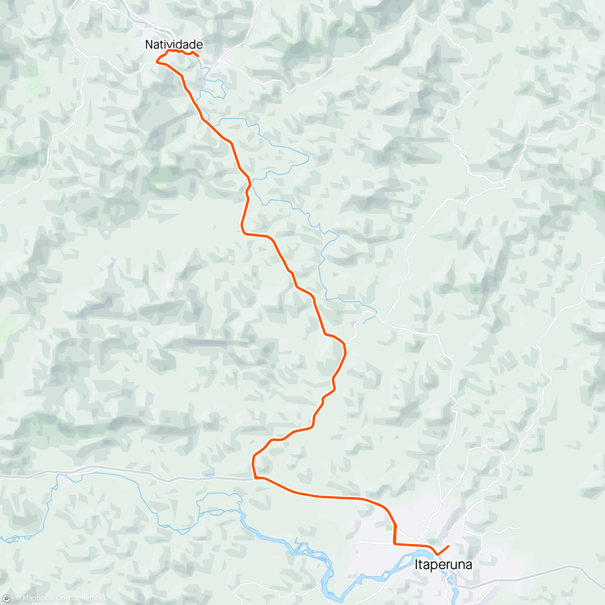 Mappa dell'attività Manhã Ciclismo
