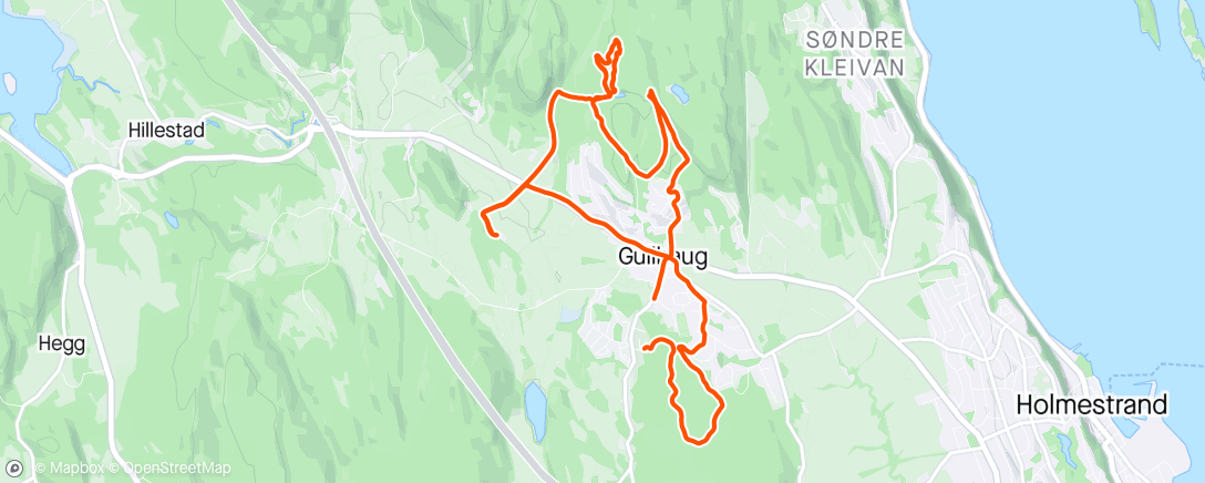 Map of the activity, Evening Mountain e-Bike Ride