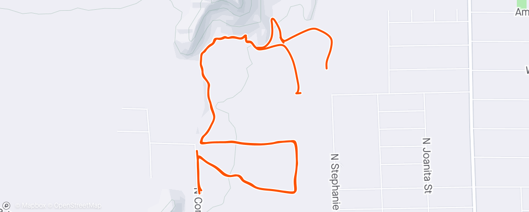 Map of the activity, Thanks for the trails!