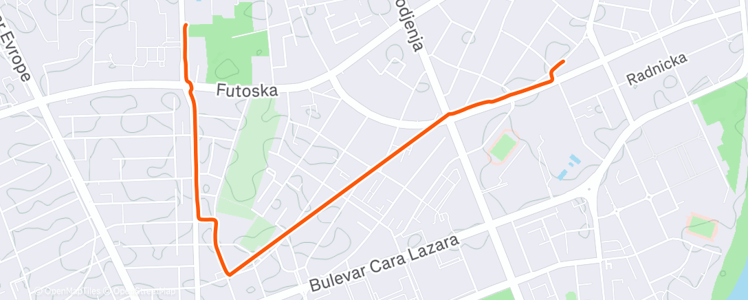 Map of the activity, На Trčara корпорат