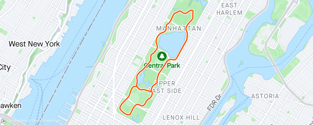 Mapa de la actividad, Zwift - Group Ride: PACK SUB2 Weekly Grind (D) on Gotham Grind Reverse in New York