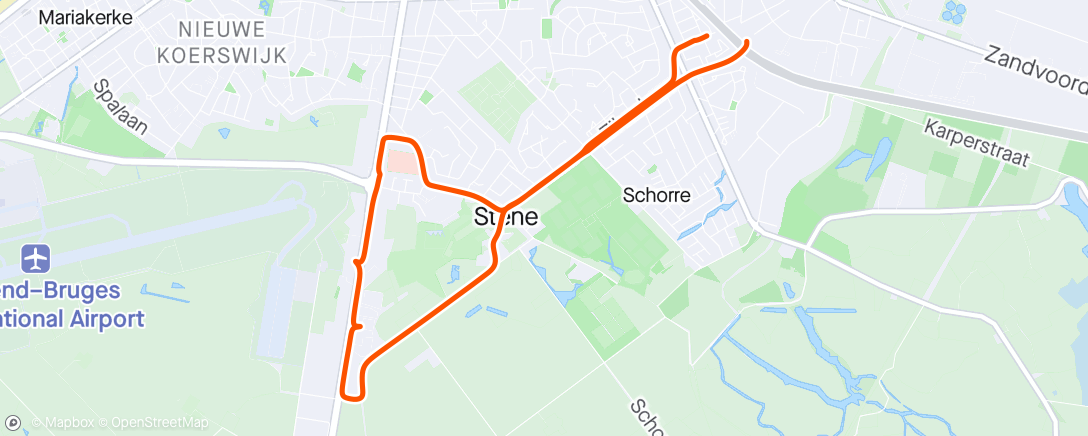 Map of the activity, Morning Ride e-bike