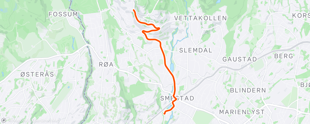 Map of the activity, Bike to work day