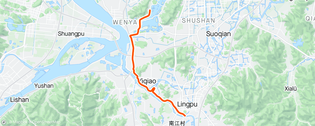 Mappa dell'attività 晨间骑行