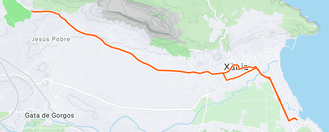 Map of the activity, Tiki tour