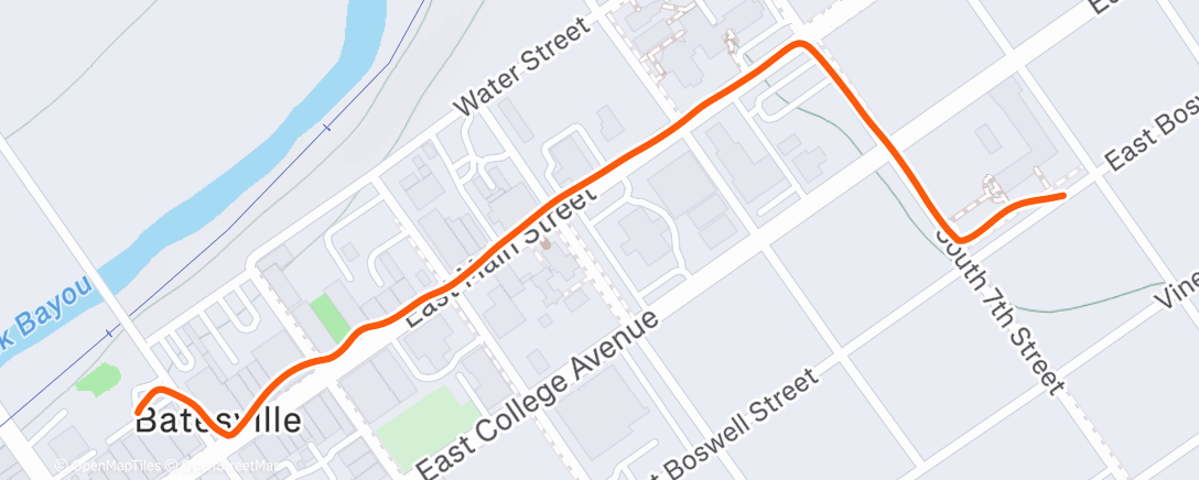 Карта физической активности (Morning Walk)