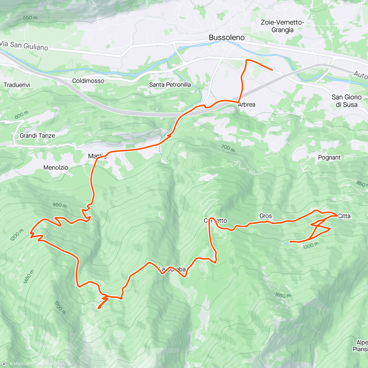 Map of the activity, Giro Mattutino: Alpe Toglie - Rifugio Amprimo - Paradiso delle Rane 🤙🦫🤙🦫🤙🦫