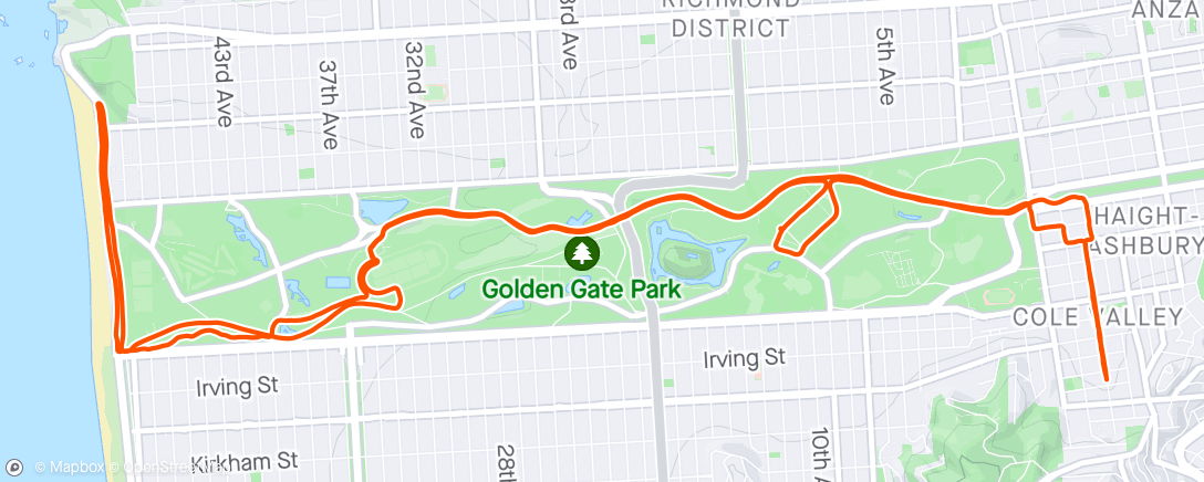 Map of the activity, Quick spin in the park