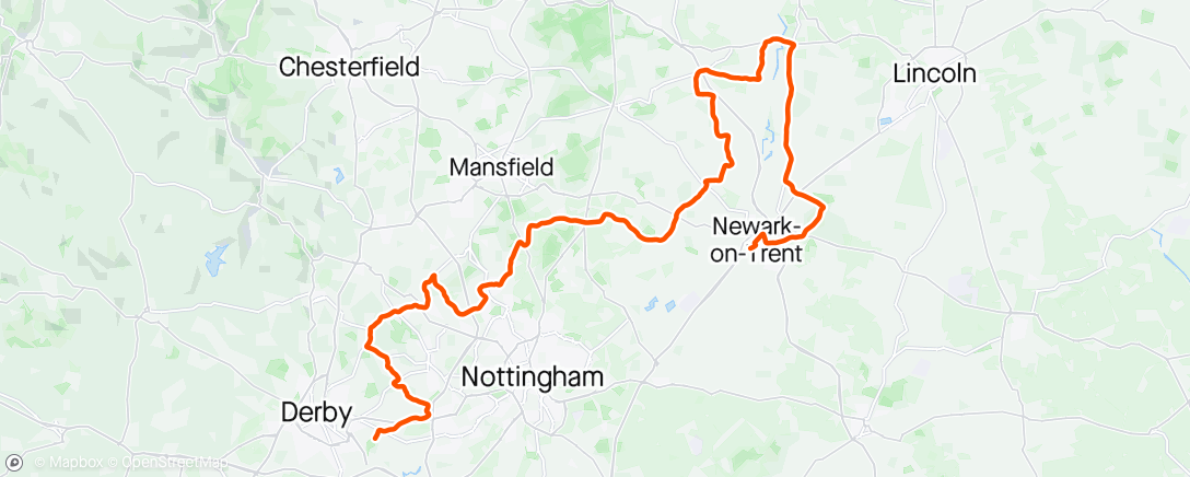 Mapa de la actividad, Tour of Britain #4