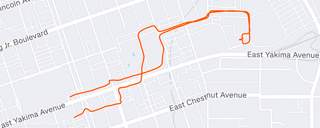 Map of the activity, Back In Sunshine