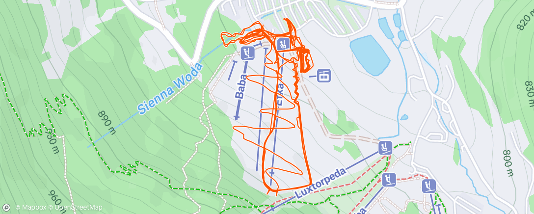 Map of the activity, Czarna Góra - family approved 😎