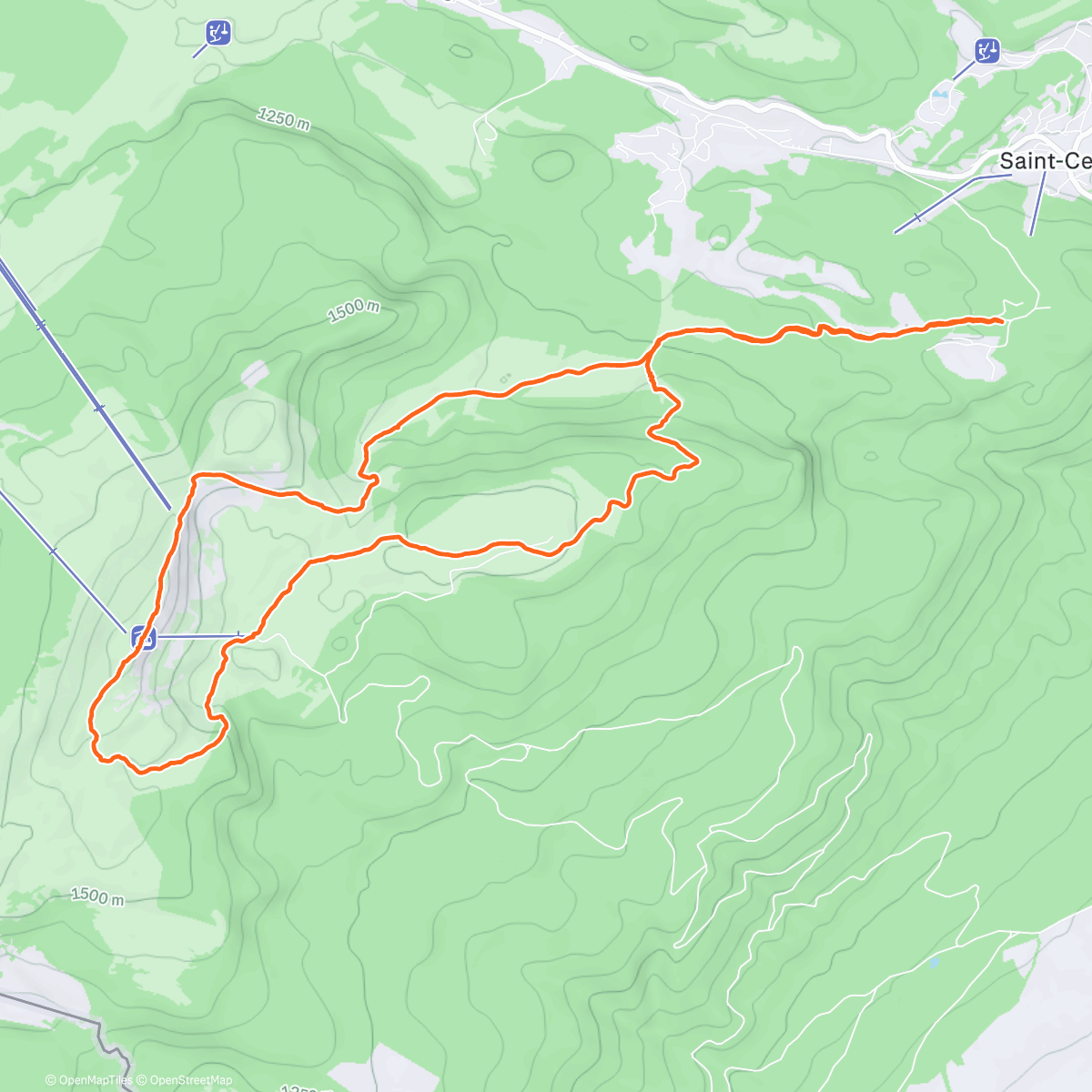 Map of the activity, La Dole pour voir le ☀️