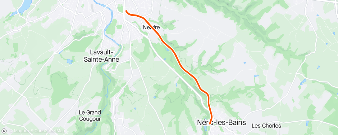 Map of the activity, Petit run entre amis by Cedric & Maelys 😉