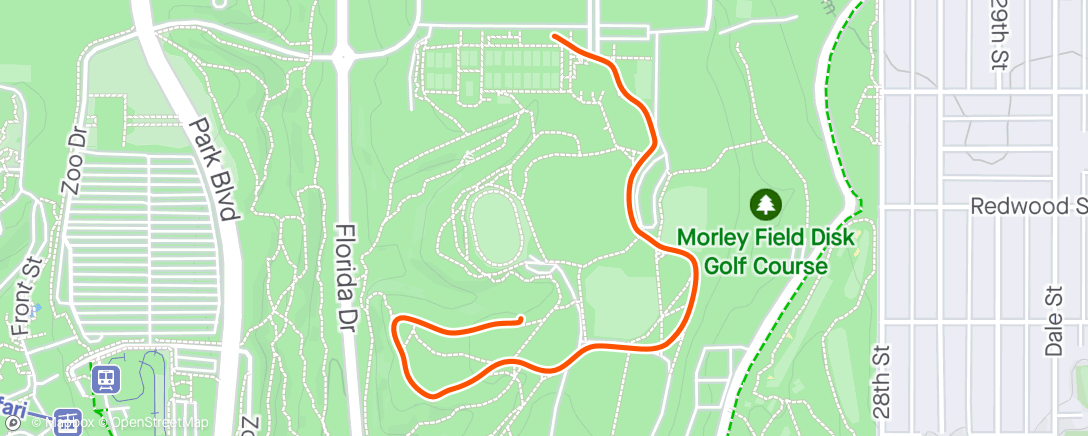Map of the activity, Walk before Run