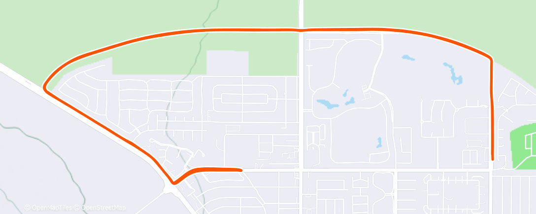 Map of the activity, Morning Ride