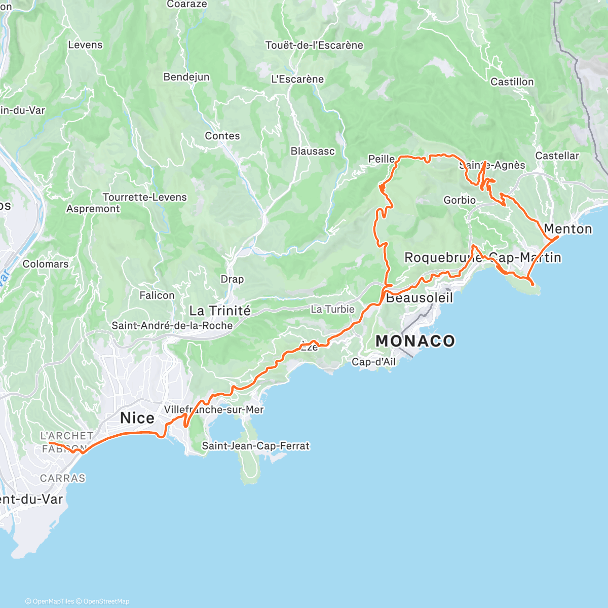 Map of the activity, Brûler un peu de panettone pour débuter 2026 🤌🏽