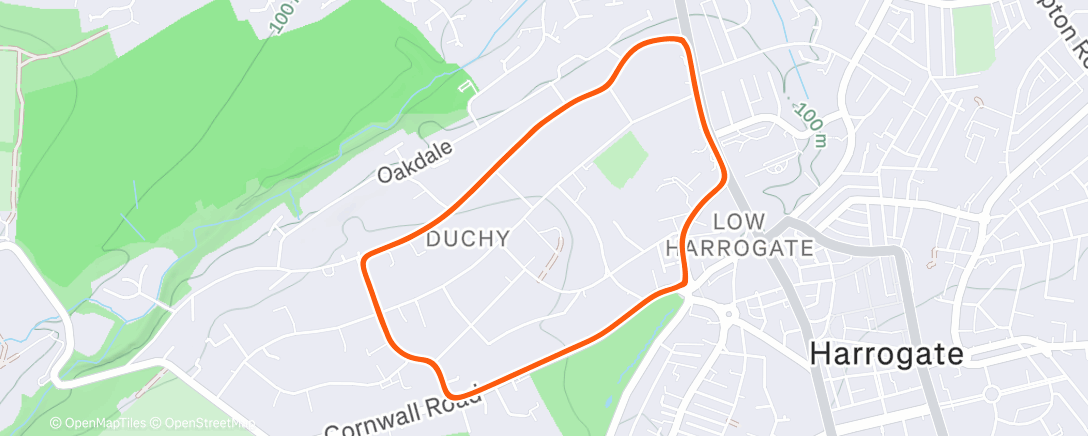 Map of the activity, Zwift - Through the Zones #1 on Queen's Highway in Yorkshire