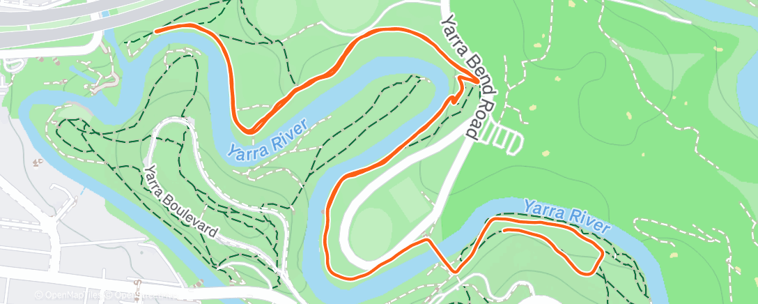 Карта физической активности (Morning Run)