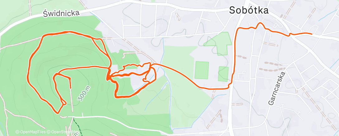 Map of the activity, Morning Mountain Bike Ride