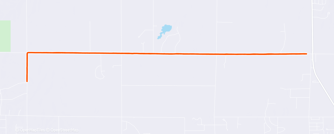 Map of the activity, Morning Run