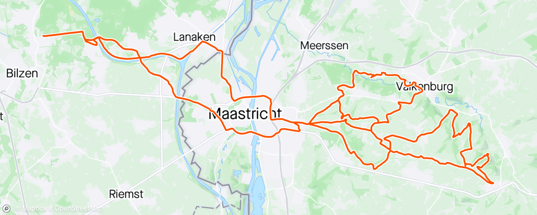 Map of the activity, Verkenning 24' Valkenburg gra... Mtb marathon